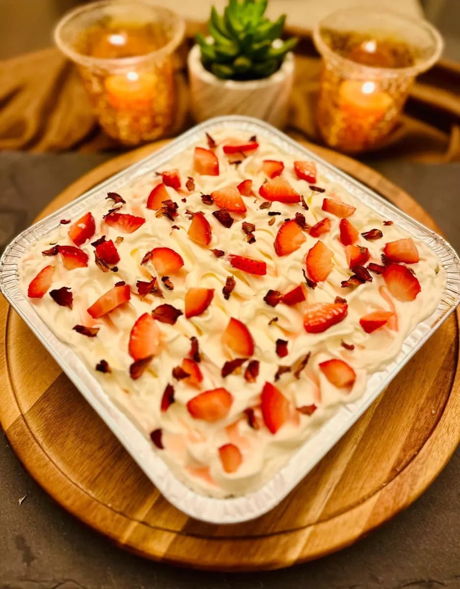 Strawberry & Rose Cream Shots